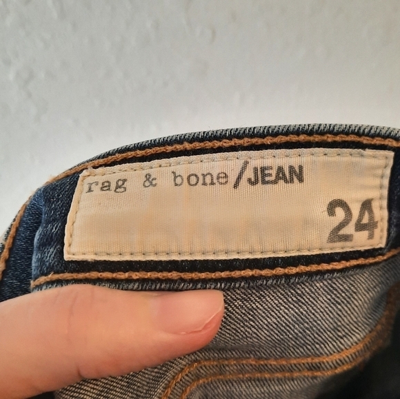 Rag & Bone High Rise Skinny Heritage Jeans 24 - Picture 4 of 6